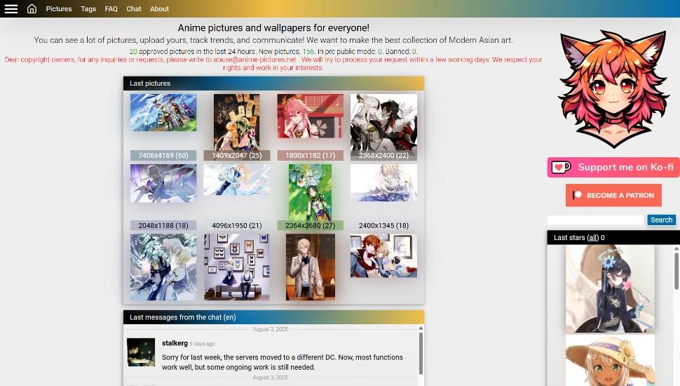 Anime-pictures 高清动漫插画图片壁纸下载的图片